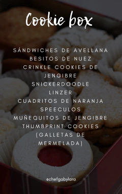Recetario cookie box