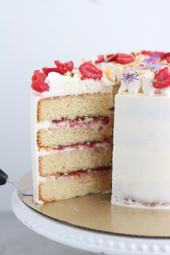 Curso online pastel naranja, mascarpone y frambuesa - comprar en línea