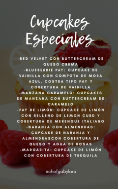 Recetario cupcakes especiales