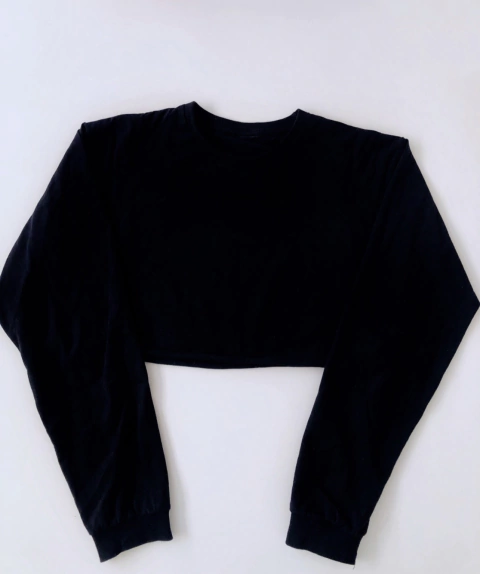 CROPPED BASIC MANGA LONGA