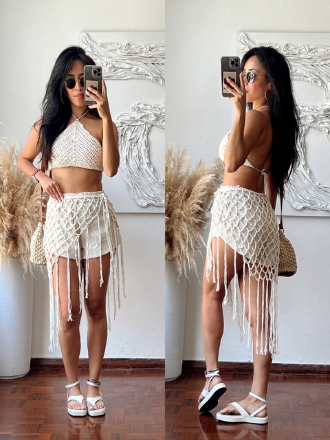 SAIA CROCHÊ FRANJA