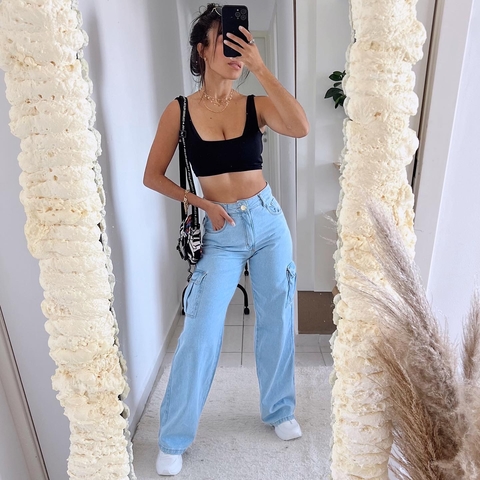 CALCA BELE CARGO JEANS