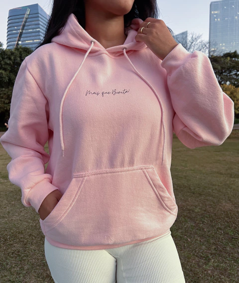 Moletom touca canguru