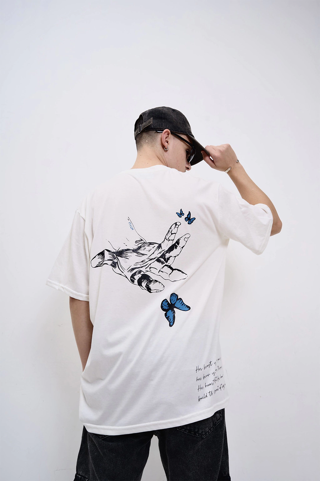 Remera God'S Hand Blanca thumbnail 3