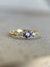 Anel Vintage em Ouro 18k com Tanzanita e Diamantes