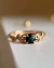 Anel Verona em Ouro 18k com Turmalina Verde