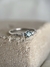 Anel Vintage em Ouro 18k com Água Marinha e Diamantes