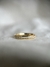 Aliança Abaulada com Diamantes - 3mm | Ouro 18k