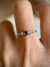 Anel Vintage em Ouro 18k com Turmalina Rosa e Diamantes - comprar online