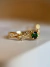 Anel Olive em Ouro 18k com Turmalina Verde e Diamantes na internet