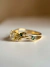 Anel Olive em Ouro 18k com Diamante e Turmalinas Verdes na internet