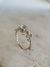 Anel Enchanted Trançado com Água Marinha e Ouro 18k - comprar online