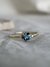 Anel Sun em Ouro 18k com Topázio London e Diamantes - Carol Juste Joias