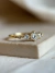 Anel Vintage em Ouro 18k com Diamantes 0,39ct - Carol Juste Joias