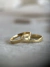 Par de Alianças Duo em Ouro 18k - comprar online
