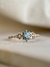 Anel Medieval em Ouro 18k com Água Marinha e Diamantes - comprar online