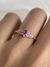 Anel Medieval em Ouro 18k com Safira Rosa e Diamantes - comprar online