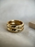 Aliança / Anel Letter (Unidade) - Largura 4mm em Ouro 18k - comprar online