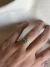 Anel Universe com Água Marinha e Diamantes em Ouro 18k