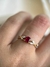 Anel Rose em Ouro 18k com Rubi e Diamantes | Edição Formatura - comprar online