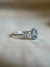 Anel Medieval em Ouro 18k com Água Marinha e Diamantes - Carol Juste Joias