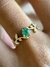 Anel Nature em Ouro 18k com Esmeralda e Diamantes na internet