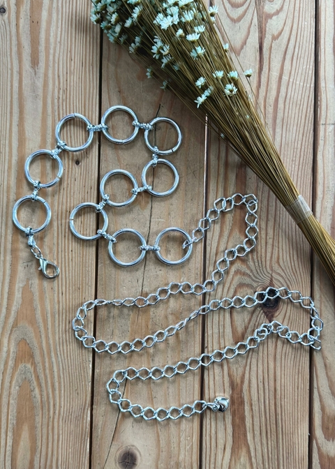 Cinto corrente bolinha