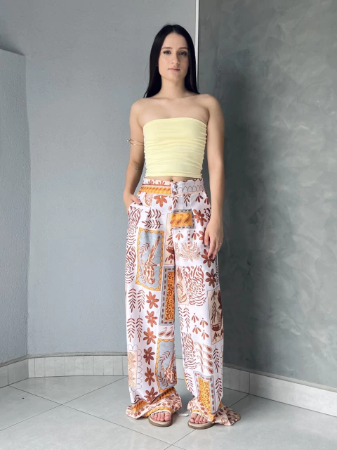 Pantalona estampada - comprar online