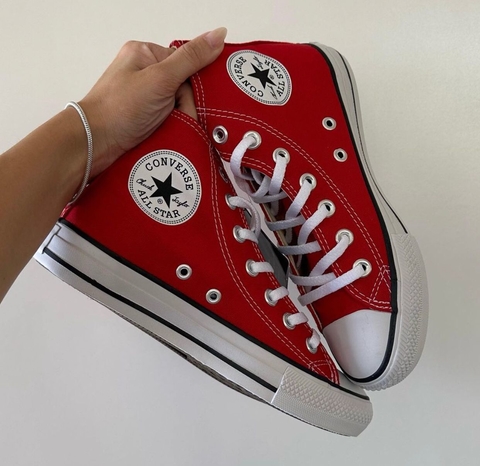 All Star Cano Alto Vermelho