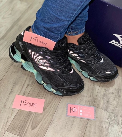 Mizuno Prophecy 8 Preto e Verde