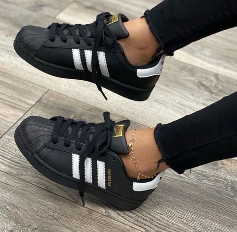 Adidas Superstar Couro Preto