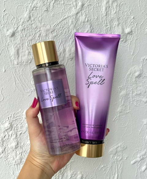 Kit Victoria's Secret Love Spell - Body Splash 250ml + Creme 236ml