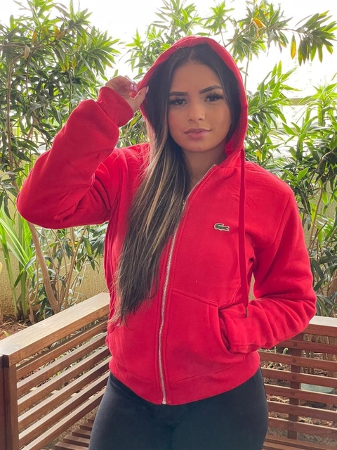 Moletom Peluciado Vermelho