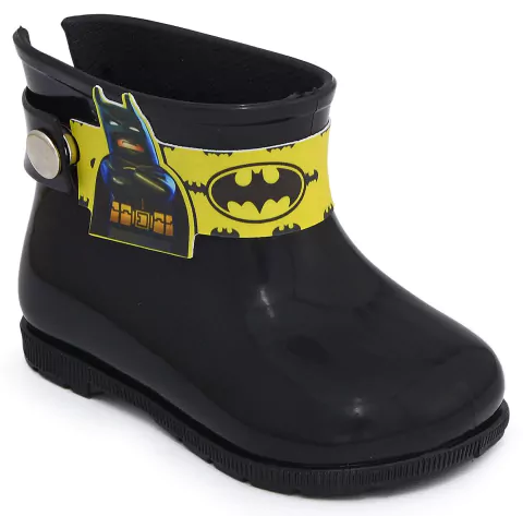 Bota Galocha Infantil Masculina Cano Curto Batman - Baby Love
