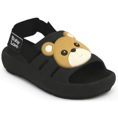 Sandália Babuche Infantil Menino Ursinho Ortopédica Confortável Macia - comprar online