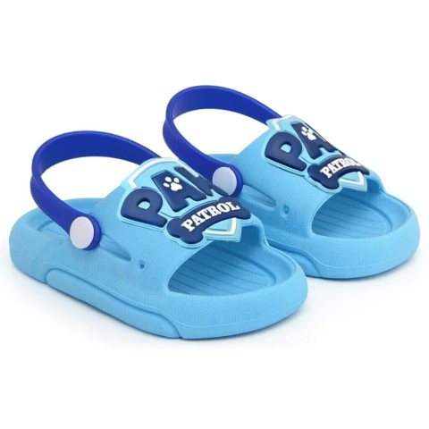 Sandália Babuche Infantil Menino Patrulha Canina Confortável Antiderrapante