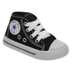Tênis Infantil All Maxx Star Cano Alto Lançamento Escolar - Baby Love