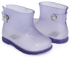 Bota Galocha Infantil Transparente Impermeável Cano Curto - Baby Love na internet