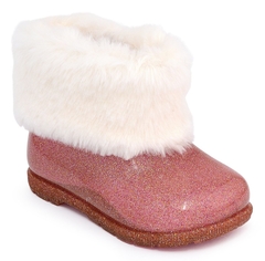 Bota Galocha Infantil Com Pelúcia Feminina - Baby Love