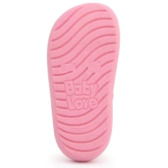 Sandália Infantil Menina Babuche Ortopédica Ajustável Lilo e Stitch Confortável - Rosa - Baby Love | Calçados Infantis