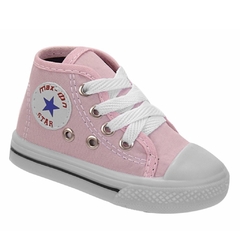 Tênis All Maxx Star Infantil Feminino Rosa Cano Alto