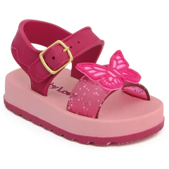 Sandália Menina Papete Infantil Feminina Baby Love Borboleta - comprar online