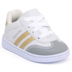 Tênis Infantil Menina Confortável Samba Dourado - Baby Love