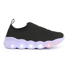 Tênis Led Infantil Masculino Preto Luzinha Pisca Pisca - Baby Love - comprar online