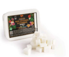Base Artesanal Profissional P/ Sabonete 100% Vegetal Branca- 1Kg
