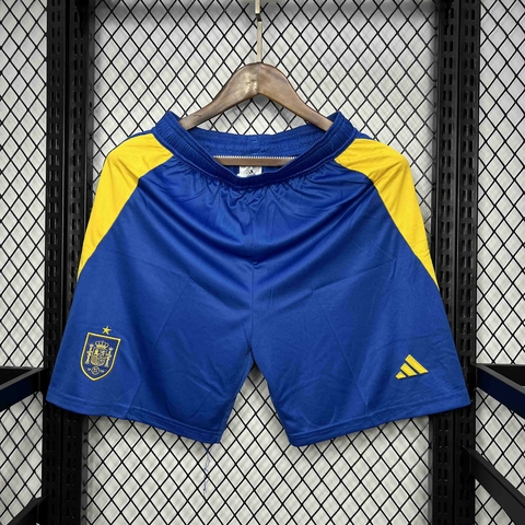 Short Espanha Home 24/25 - Adidas Masculino - Azul e Amarelo