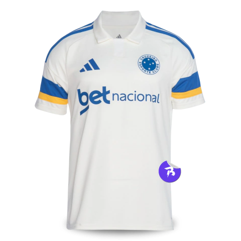 Camisa Cruzeiro Third 2026/27 - Torcedor Adidas Masculino - Branco