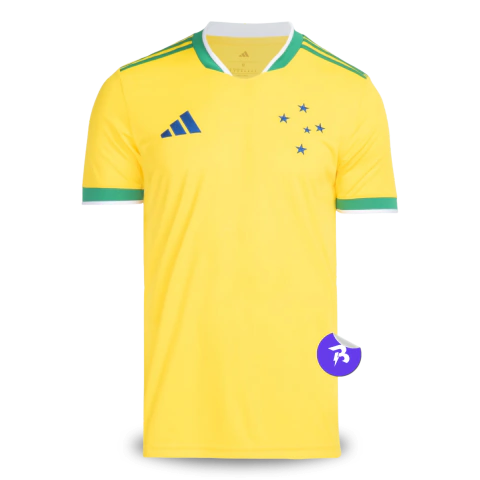 Camisa Cruzeiro Edição Especial 2026/27 - Torcedor Adidas Masculino - Amarelo