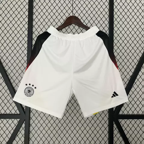 Short Alemanha Home 24/25 - Adidas Masculino - Branco