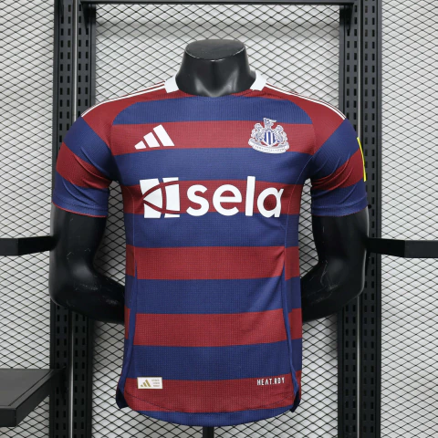 Camisa Newcastle Away 2024/25 Jogador Adidas Masculino - Azul e Grená - comprar online